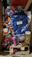 Box of new craft items