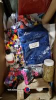 Box of new craft items - 2