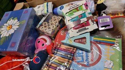 Box of all new children's gift items