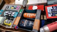 Box of all new men's toiletries and gift items