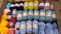 Box of crochet wool - 2