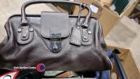 Box of good quality handbags including leather - 3