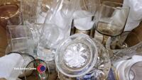 3 x boxes of glassware - 2