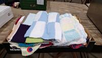 Box of 6 x hand knitted blankets - 2