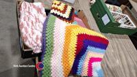 Box of 6 x hand crochet blankets - 2