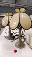 Pair of Tiffany style table lamps - 2