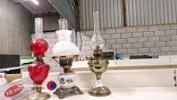 3 x oil lamps - 2