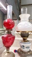 3 x oil lamps - 3