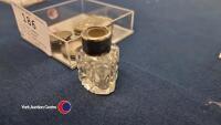 2 x silver medals, silver collared Victorian scent bottle and a Vesta case - 4