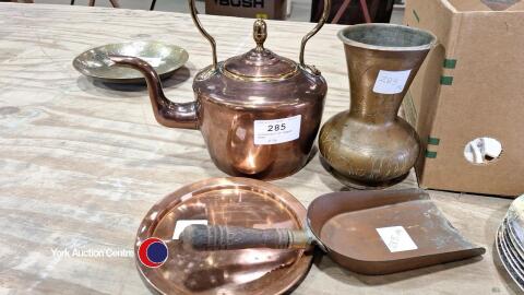 Collection of copper ware