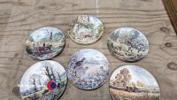 6 x collectable Wedgewood farm scene plates - 2