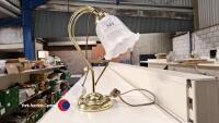 Brass desk / table lamp - 3