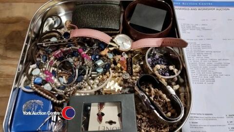 Box of costume jewellery