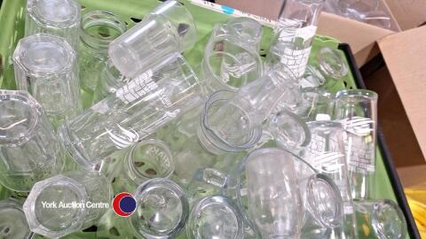 Large crate glassware