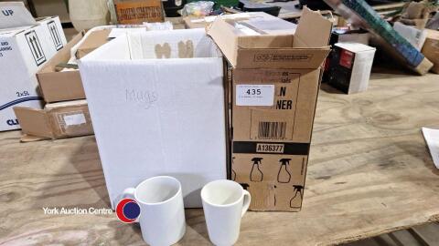 2 x boxes of mugs