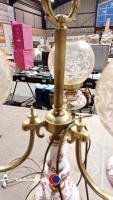 Large glass and other smaller chandeliers - 4