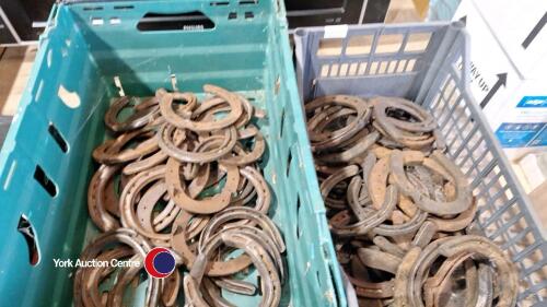 2 x boxes of horse shoes