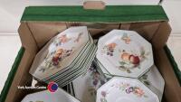 Box of Johnson Bros tableware plus other - 2