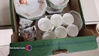 Box of Johnson Bros tableware plus other - 4