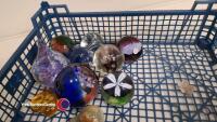 Collection of 10 x decorative glass paperweights - 2