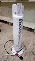 Upright Ansio oscillating floor fan