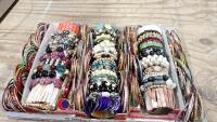 Tray of bangles and bracelets