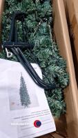 2 x boxed 6ft Christmas trees - 2