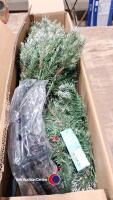 2 x boxed 6ft Christmas trees - 3