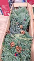 2 x boxed 6ft Christmas trees - 2