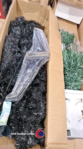 2 x boxed 6ft Christmas trees