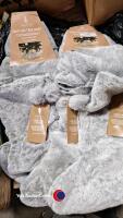 New mixed faux fur Christmas tree skirts and stockings - 2