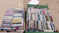 2 x boxes of mainly pop/rock CDs