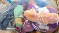 Box of wool containing crewel and tapestry wool etc - 3