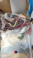 Box of wool containing crewel and tapestry wool etc - 4