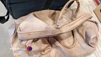 'Antler' lap top brief case also lap top shoulder bag and 'Antler' canvas and leather WW11 demob bag. - 2