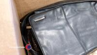 Box of ladies handbags including leather ones in good condition. - 3