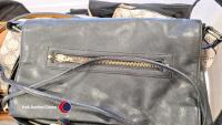 Selection of ladies handbags including Laura Ashley in good condition - 2