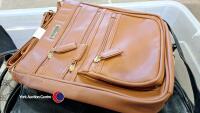 Selection of ladies handbags including Laura Ashley in good condition - 5