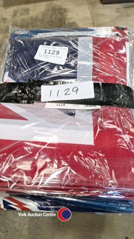 5 x packs of 12 Union Jack flags