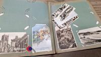 2 old part filled albums of postcards - 4