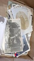 Collection of old postcards - people group interest & Blitz or similar photographs - 2