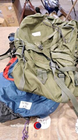 2 x large rucksacks - Karrimor Jaguar & Blacks Canyon