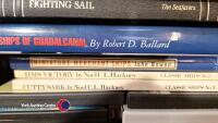 Collection of Naval books and DVDs - 2