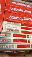 2 x boxes of sewing items including Super Stitch books, material etc - 3