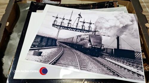 Box of railway photos