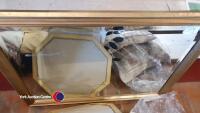 Large gilt framed mirror plus 3 others - 6