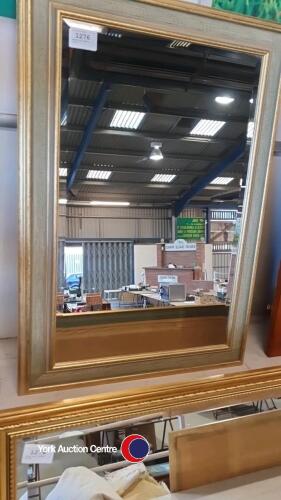 Large gilt framed mirror