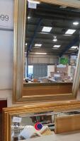 Large gilt framed mirror - 2