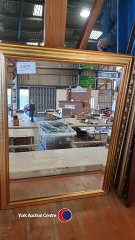 2 x gild framed mirror4s