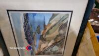 Box of original paintings - 5